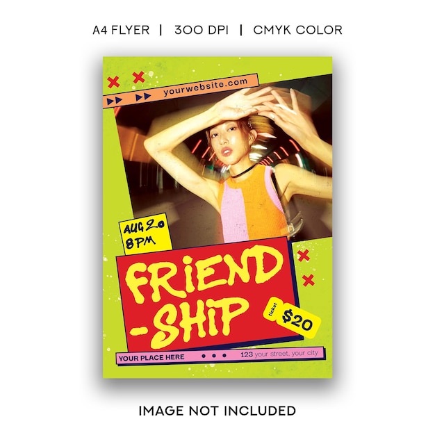 Friendship day flyer