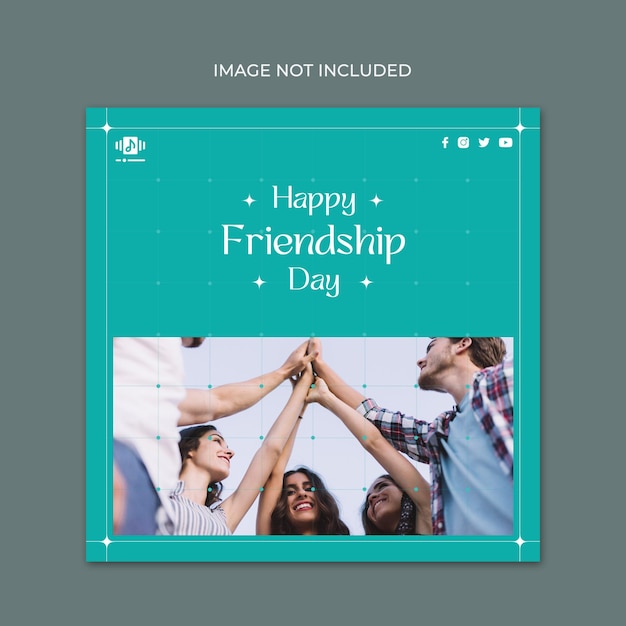 PSD friendship day social media post 15