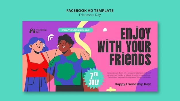 friendship day template design