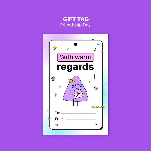 Friendship day template design
