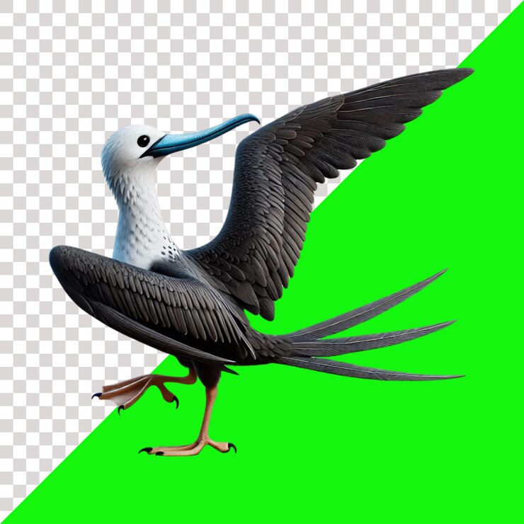 PSD frigatebird isolated on transparent background