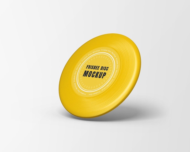 PSD frisbee disc mockup isolated