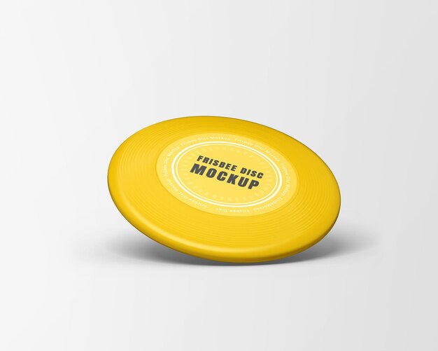 Frisbee disc mockup isolated