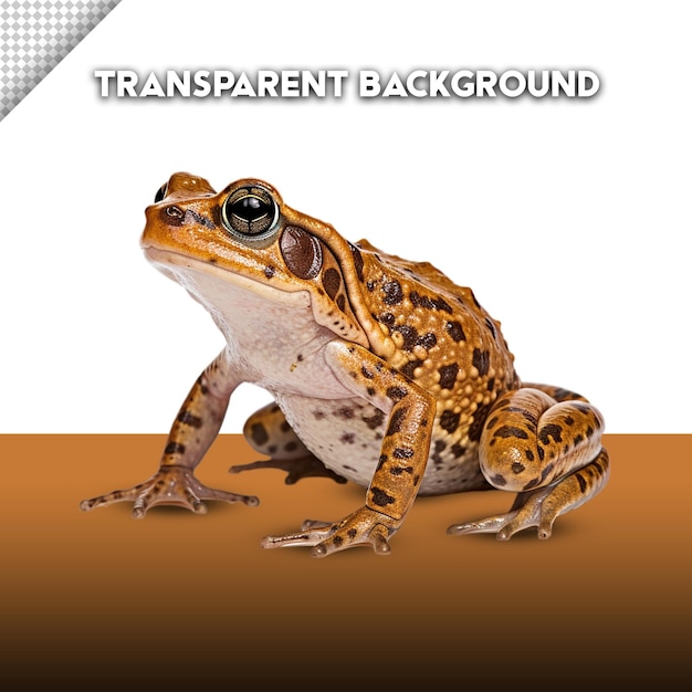 PSD frog on transparent background png image