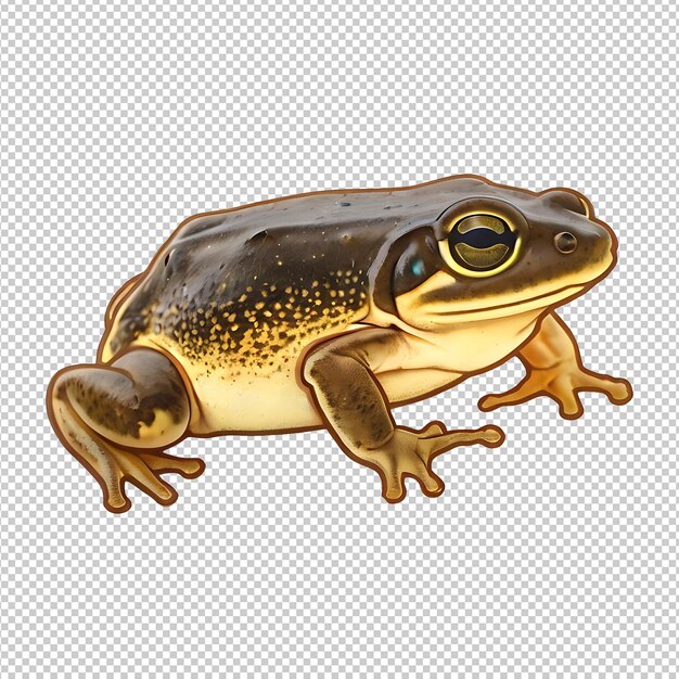 PSD frog transparent background psd