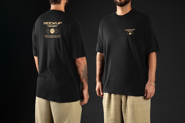 PSD front and back clothing mockup