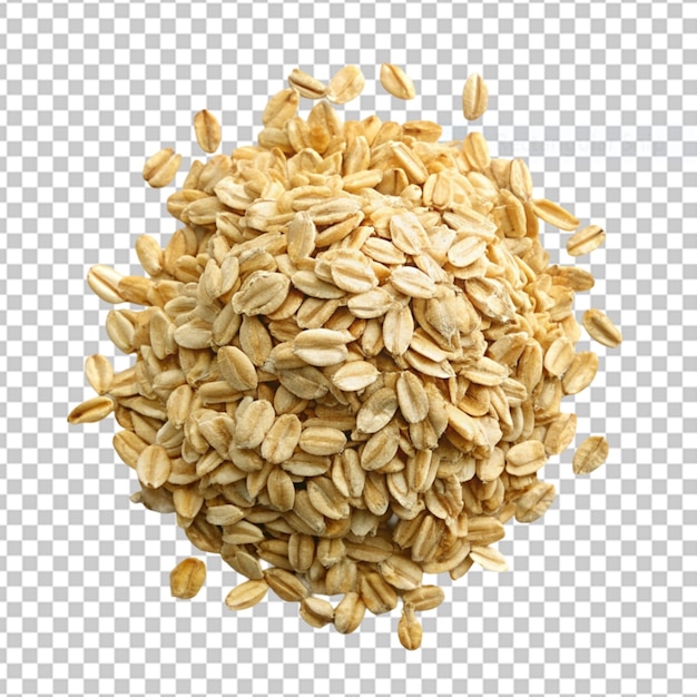 PSD front close view of organic oat bran