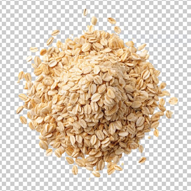 PSD front close view of organic oat bran