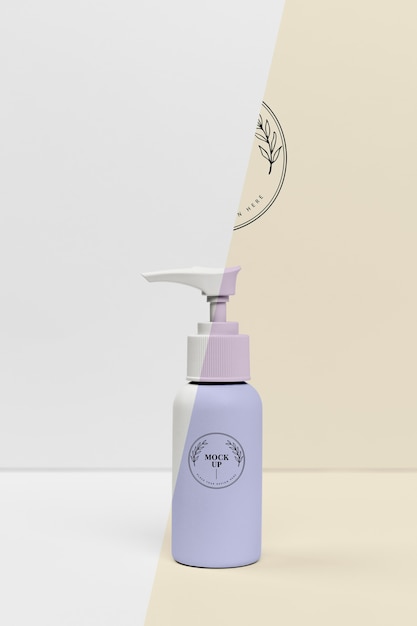 Front view of beauty product