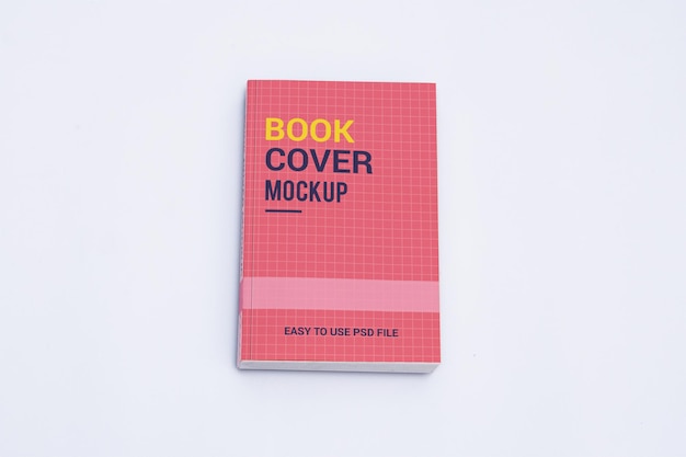 Front View Book Cover Mockup Template