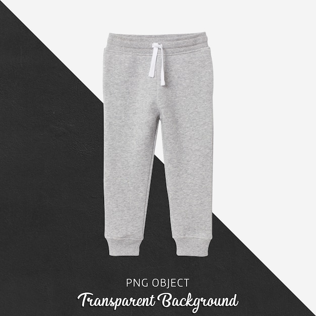 Front view of children sweatpants mockup