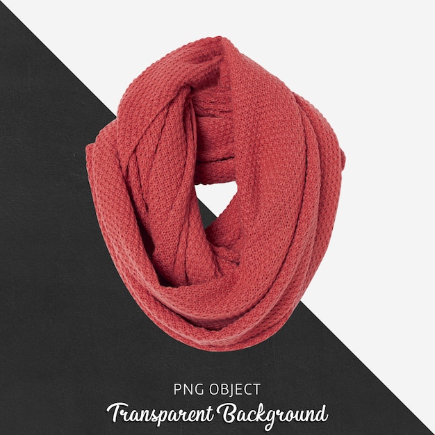 Front view of scarf mockup