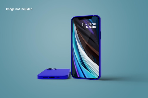 Mockup di smartphone vista frontale