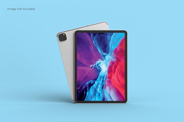 PSD mockup di tablet vista frontale