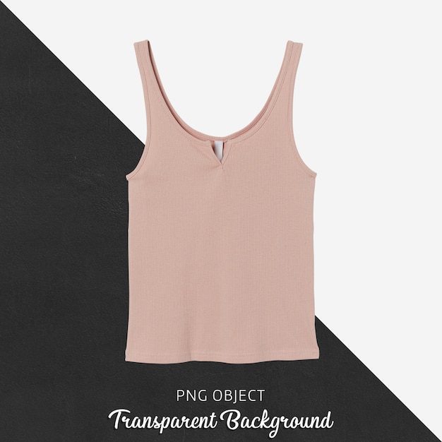 Front view of tank top mockup