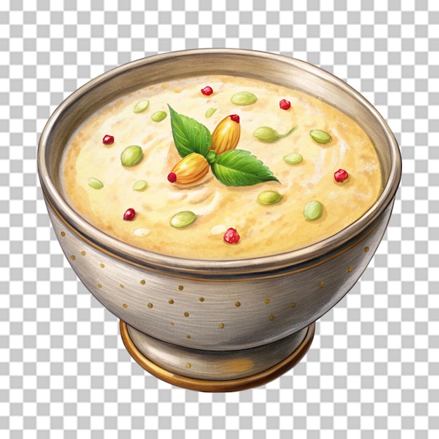 PSD 前面から見ると美味しいドウガヨーグルトスープ 緑の白いテーブルミルクスープ 緑の皿前面から見れば 美味しいドゥガヨーガルトスープと緑の緑の白色テーブルの牛乳スープ