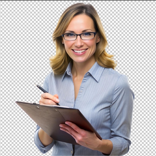 Front view of woman with copy space