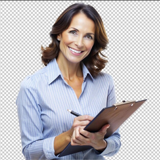 PSD front view of woman with copy space