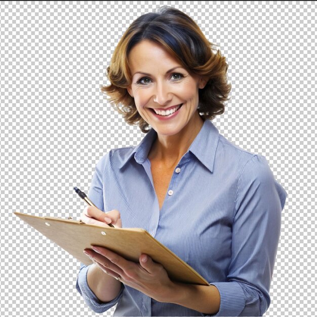 PSD front view of woman with copy space