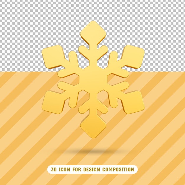 PSD frozen icon 3d