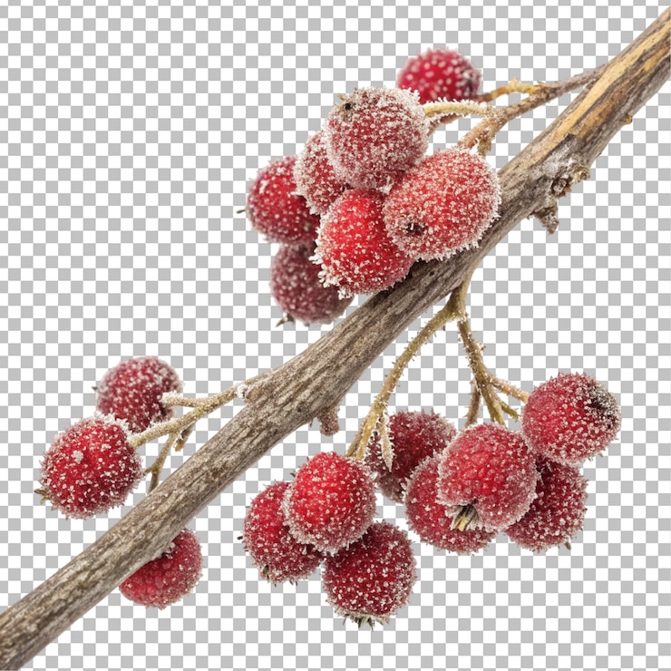 PSD frozen red berries