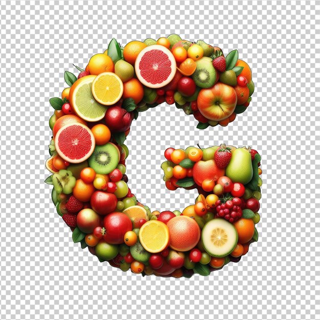 PSD capolavoro del mosaico di frutta png