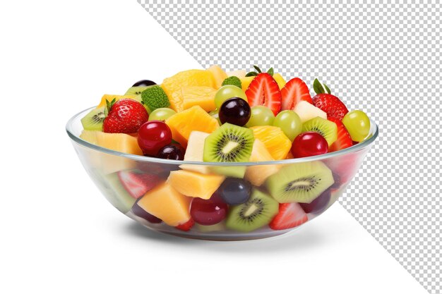 PSD mockup di insalata di frutta in una ciotola