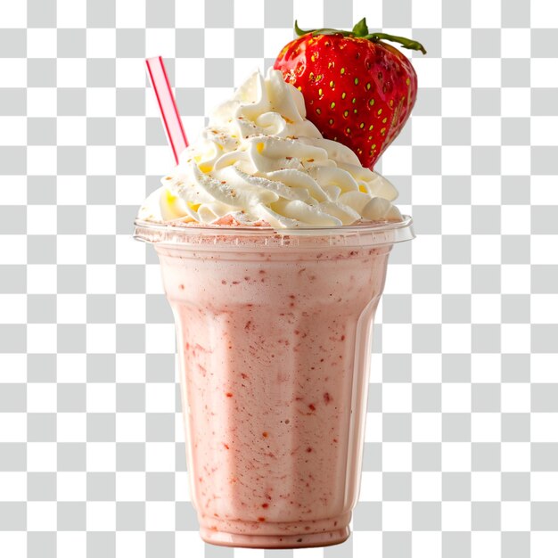 PSD fruit smoothie cold transparent background