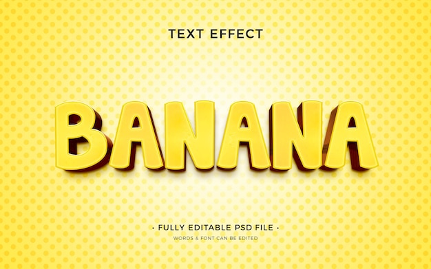 PSD fruit  text effect