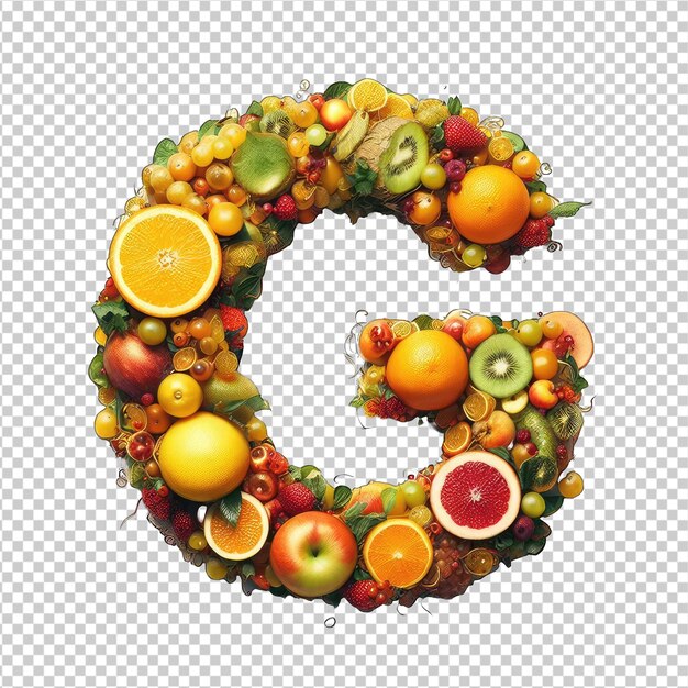 PSD fruitcreaties in overvloed png