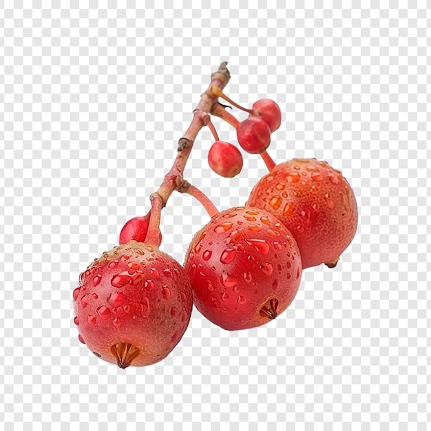 фрукты, выделенные на прозрачном фоне
