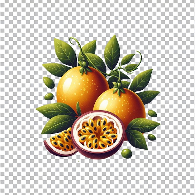 PSD fruits and mint leaves