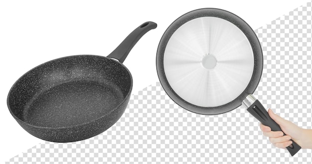 Frying pan for cooking. isolated from the background