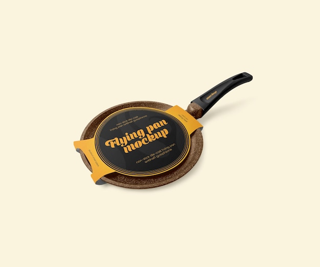 PSD frying pan mockup