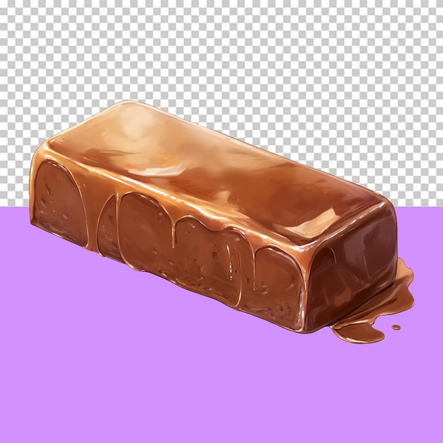 A fudge bar isolated object transparent background