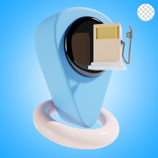 PSD fuel pump location 3d icon