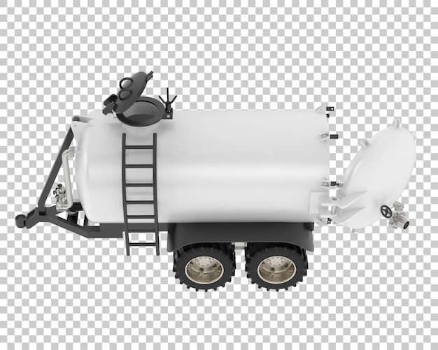 Fuel tank on transparent background 3d rendering illustration