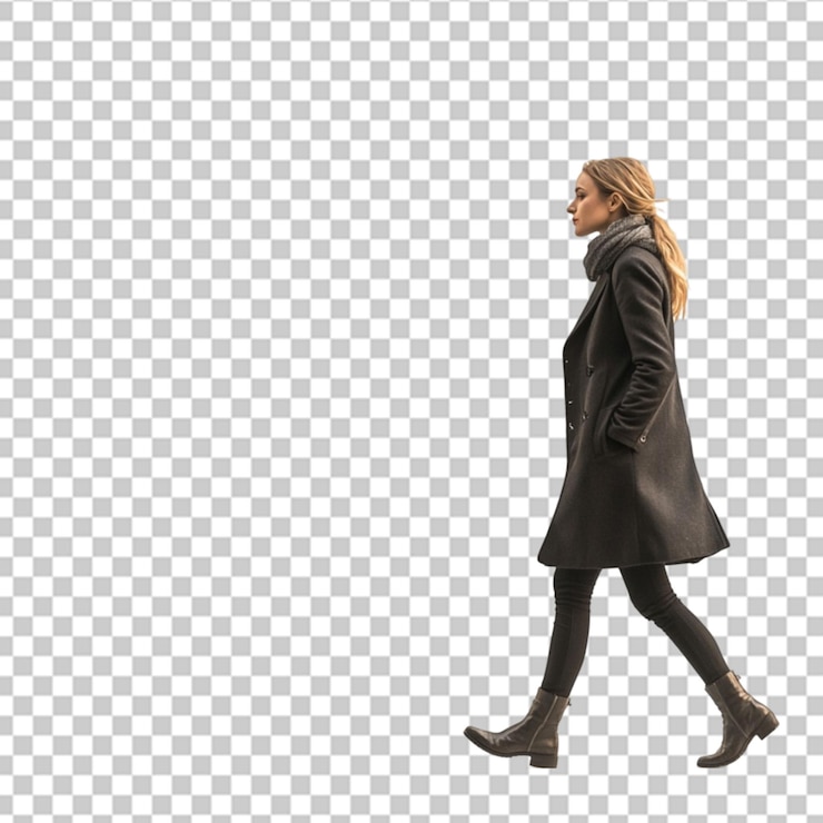 PSD 完全に成長した幸せな若い女性