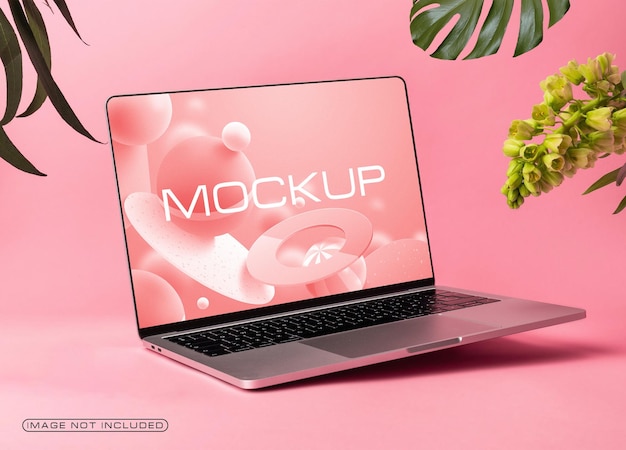 Full screen laptop mockup