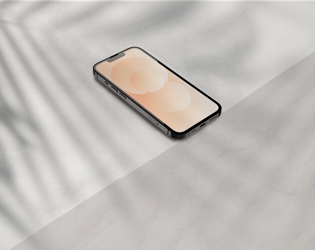 Full screen smartphone mock up design