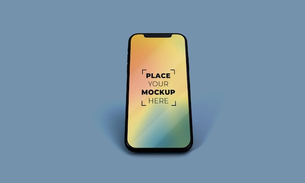 Full screen smartphone mockup