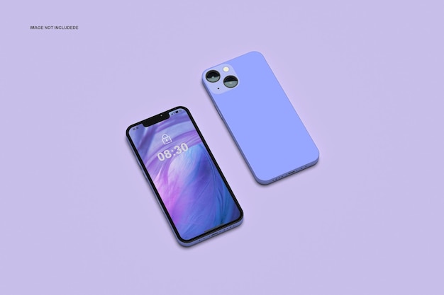 Full screen smartphone mockup