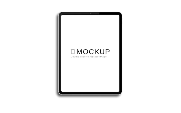 PSD フルスクリーンタブレットモックアップデザイン