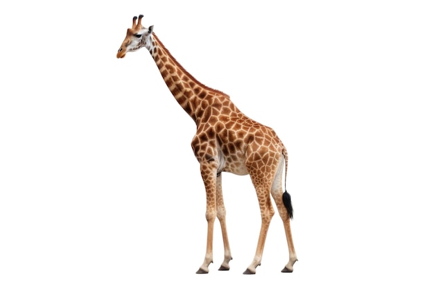 PSD fulllength giraffe isolated