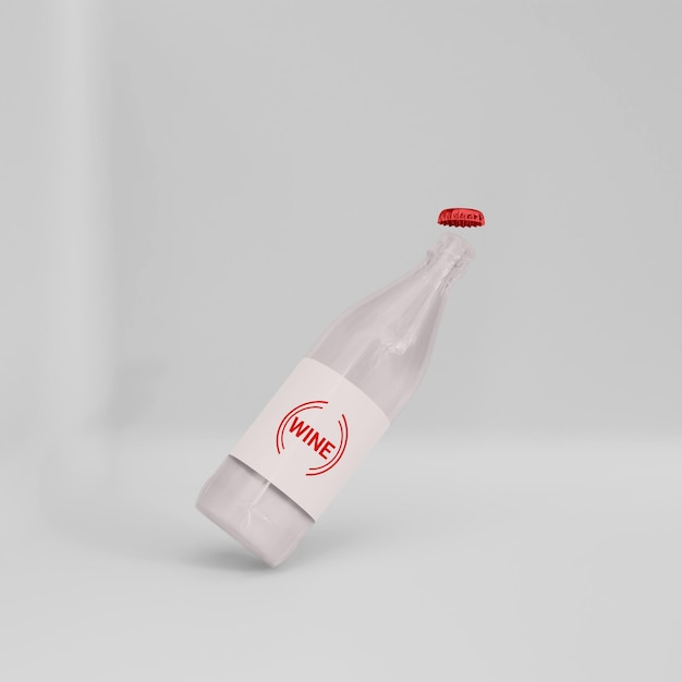 fully editableWine bottle mockup