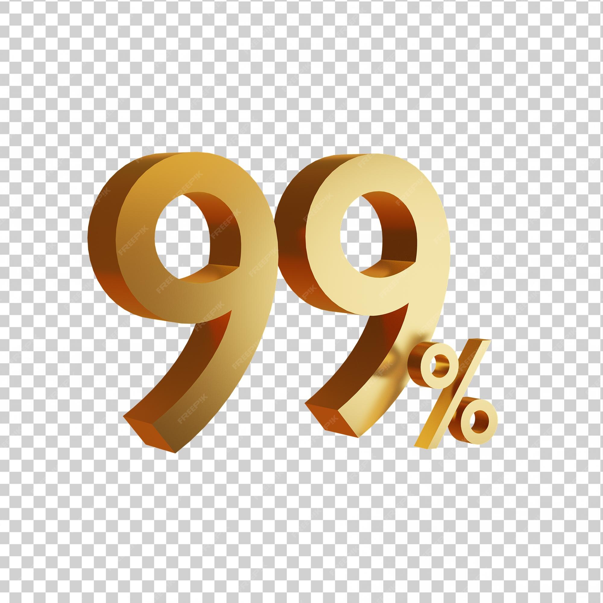 Premium PSD | Fully isolated 3d 99 percent