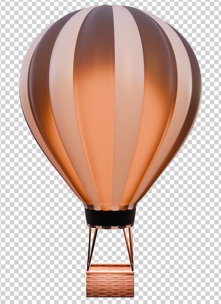 fully transparent 3d air balloon