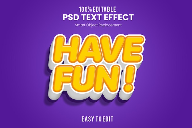 Fun 3D Text Effect Template