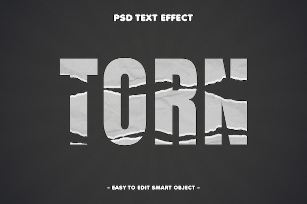 Fun comic on paper text effect