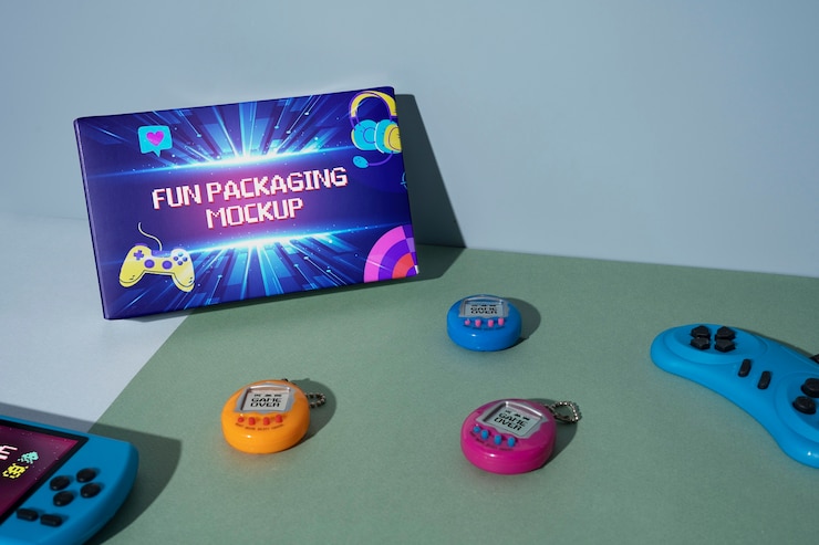 PSD fun packaging mockup design
